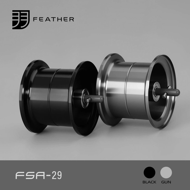 FEATHER Modified Fishing Reel  - Fluorocarbon Line recension och pris