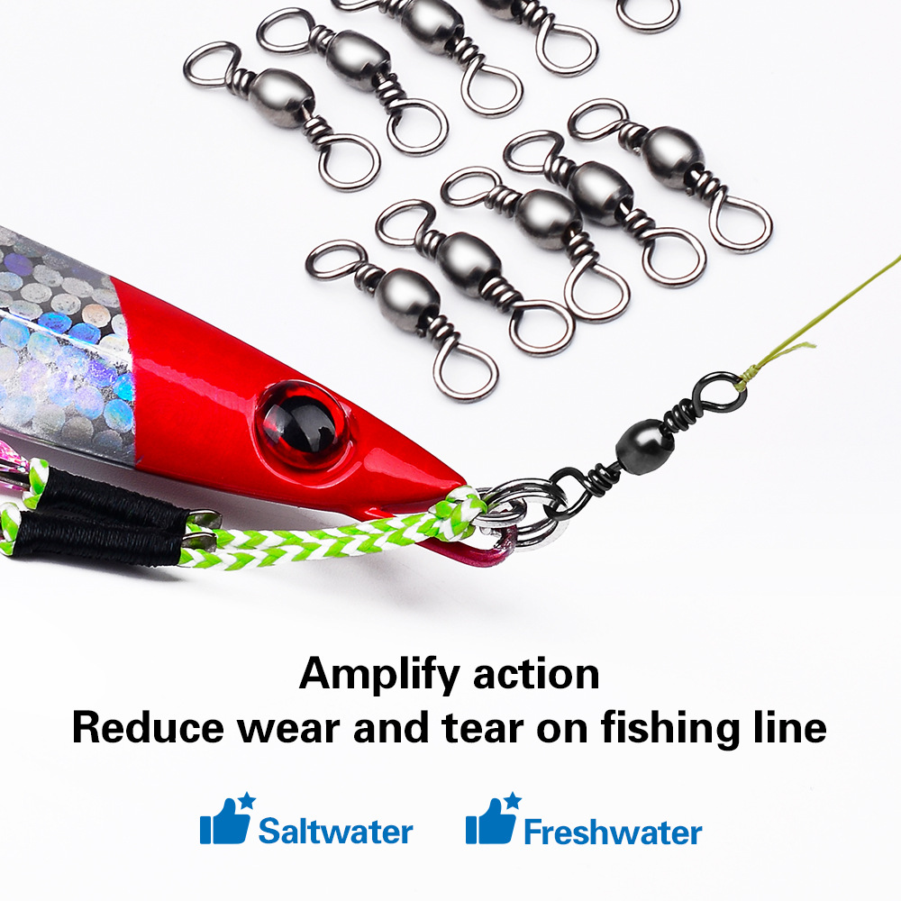 100Pcs Fishing Swivels Connect - Leader Line recension och pris