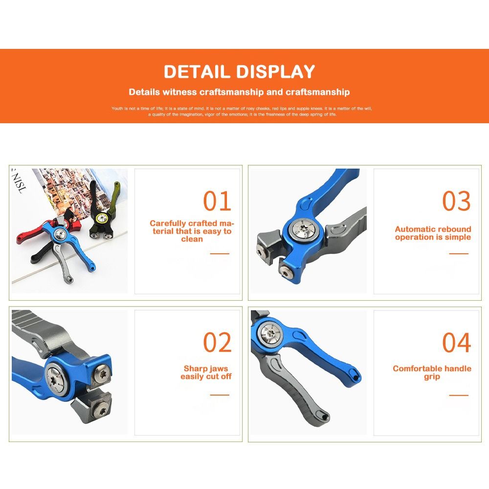 Aluminum Alloy Fishing Pliers  - Fishing Line Cutter recension och pris