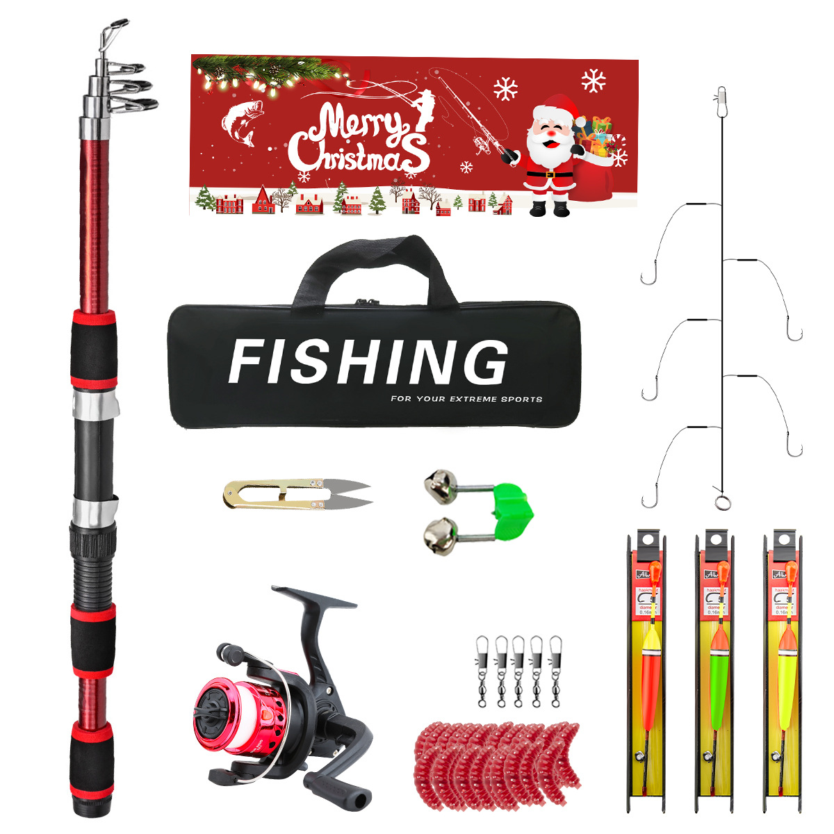 Christmas Gift Fishing Set Tel - Freshwater Line recension och pris