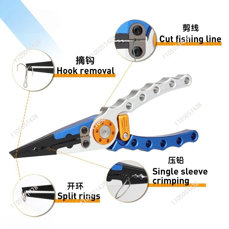 Aluminum Fishing Tackle Pliers - Fishing Line Cutter recension och pris