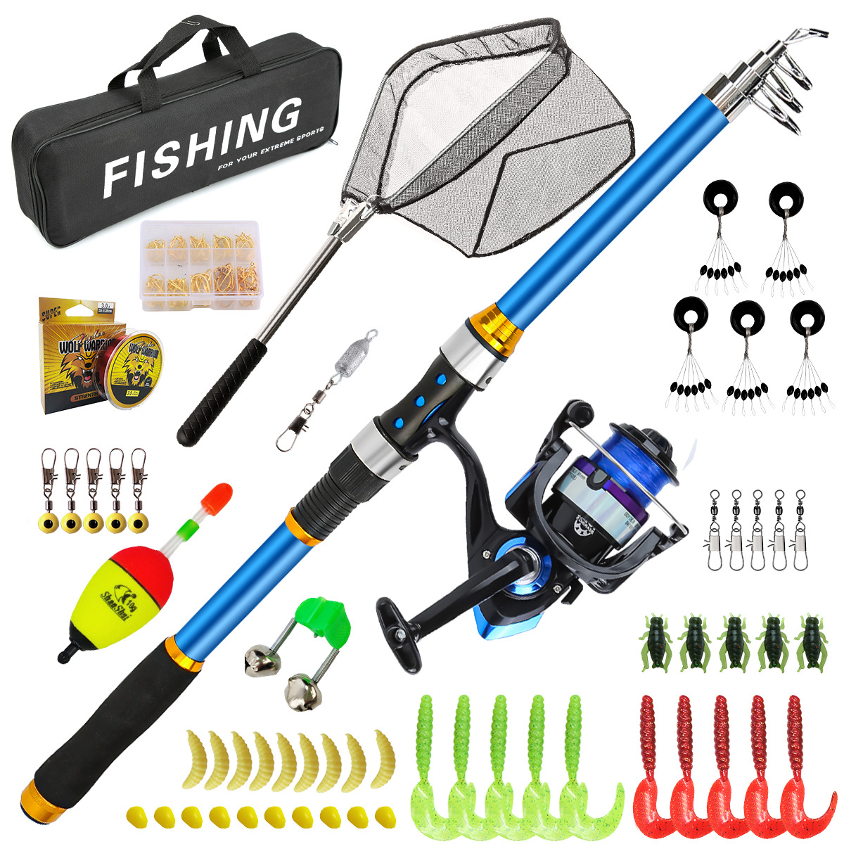 2.1-3.6M Telescopic Glass Fibe - Freshwater Line recension och pris