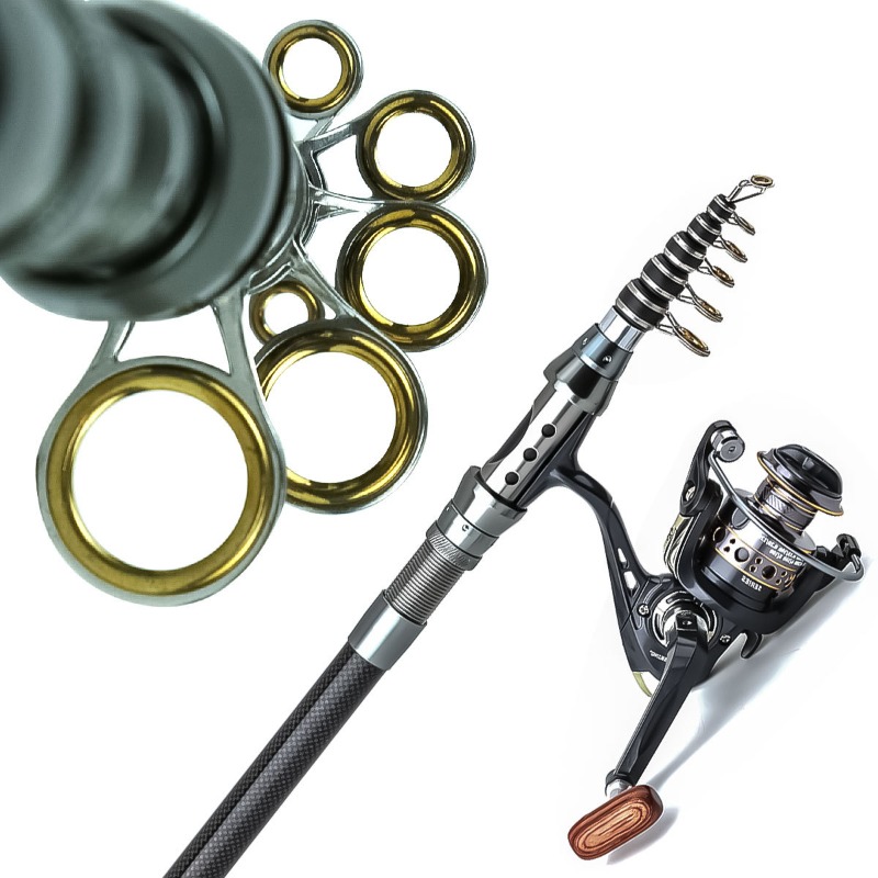 Carbon Fiber Telescopic Fishin - Freshwater Line recension och pris